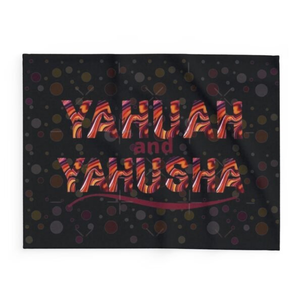 17601924107953421763_2048.jpeg Fleece Blanket - YAHUAH and YAHUSHA The Creator and His Son's Design