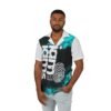 Vibrant Men's Hawaiian Camp Shirt - Casual Summer Style, Beachwear, Vacation Outfit, Unique Gift, Tropical Fashion