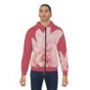 Floral Peace Unisex Zip Hoodie
