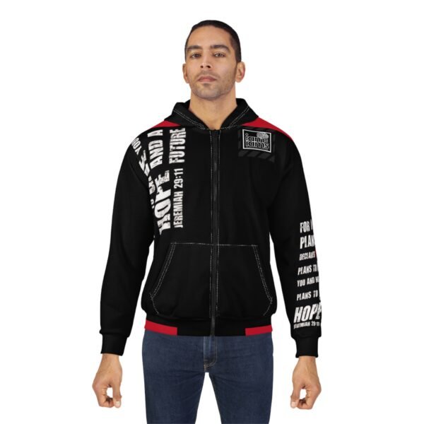 Zip Hoodie - YAHUAH has plans to prosper us, not to harm us