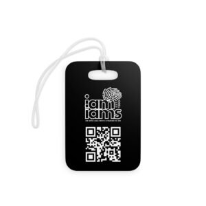 Stylish Luggage Tags for Travelers, Personalized Travel Accessories, Unique Gift for Adventurers, Custom Tags for Bags, QR Code Tags