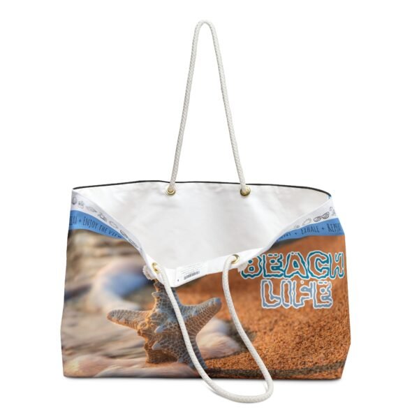 10039672904454828000_2048.jpeg Beach Life Weekender Bag, Travel Tote, Weekend Getaway Bag, Vacation Accessories, Summer Fun Bag, Stylish Storage Bag