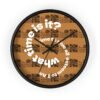 10182562088570549680_2048.jpeg Wall Clock - I Am Esteem Time