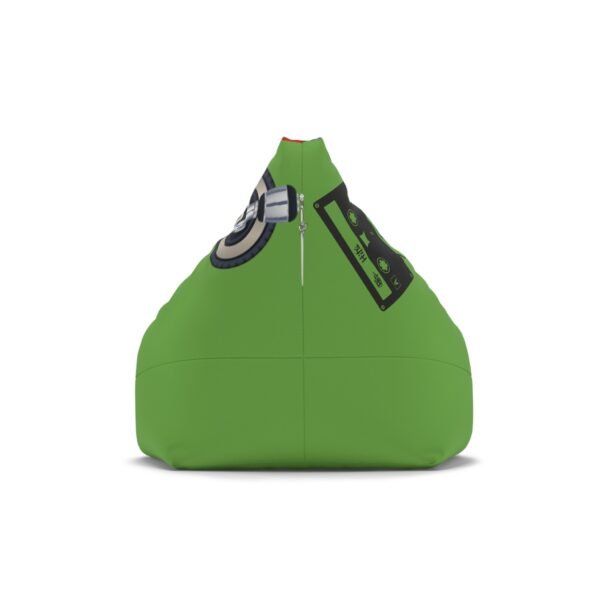 Retro Vinyl Record Bean Bag Chair Cover, Fun Home Decor, Music Lover Gift, Chill Out Space, Unique Cushion Cover