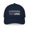 DO MORE SAYLESS Organic Embroidered Baseball Cap - Stylish, Eco-Friendly Gift for Fashion Lovers, Outdoor Adventures, Everyday Wear