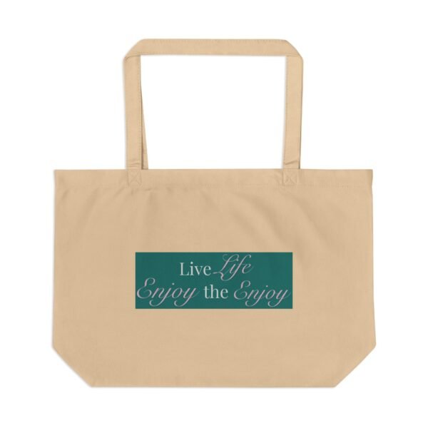 Large Eco Tote - Motivational Reusable Bag for Eco-Conscious Living, Perfect Gift for Earth Day, Shopping, Gifts, Retreats, Kingdom Driven