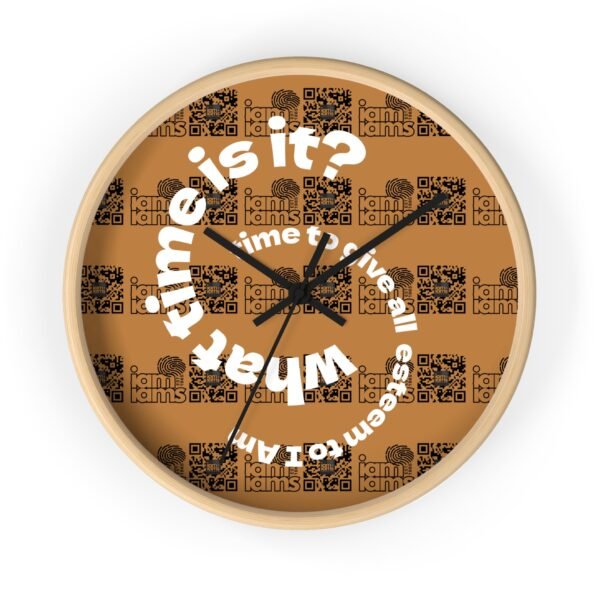 14748529522157083999_2048.jpeg Wall Clock - I Am Esteem Time
