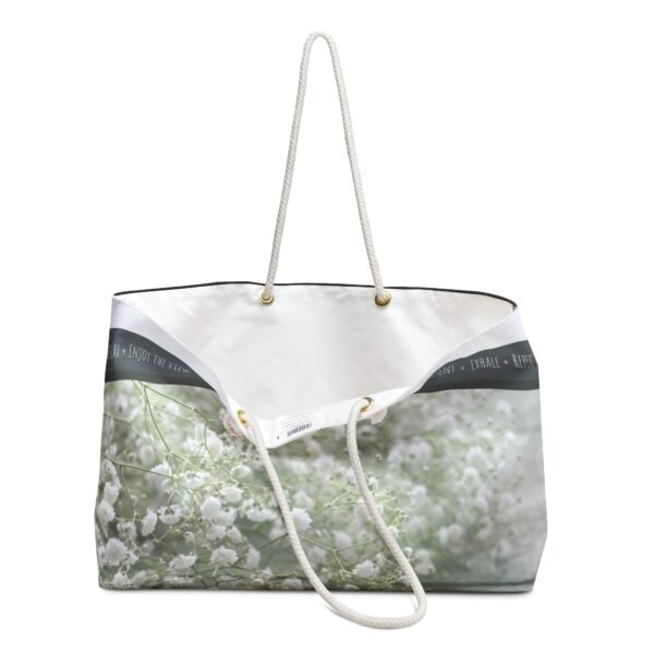 14865437770598977623_2048.jpeg Breath of Life Weekender Bag, Travel Tote, Weekend Getaway Bag, Vacation Accessories, Summer Fun Bag, Stylish Storage Bag