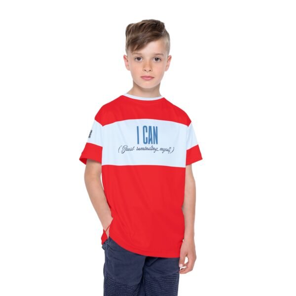 17010191912569735655_2048.jpeg I Can, Youth Athletic Tee