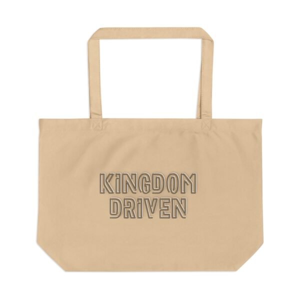Large Eco Tote - Motivational Reusable Bag for Eco-Conscious Living, Perfect Gift for Earth Day, Shopping, Gifts, Retreats, Kingdom Driven