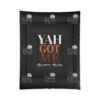 18044931826135286077_2048.jpeg Yah Got Me Comforter - Cozy Black Bedding for Peace & Joy, Inspirational Bedroom Decor, Gift for all occasions.