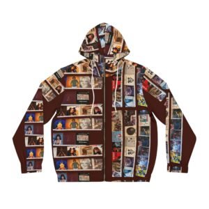 Now This Is Music Full-Zip Hoodie, Unique Graphic Sweatshirt, Vintage Music Apparel, Cozy Unisex Outerwear, Great Gift for Music Lovers