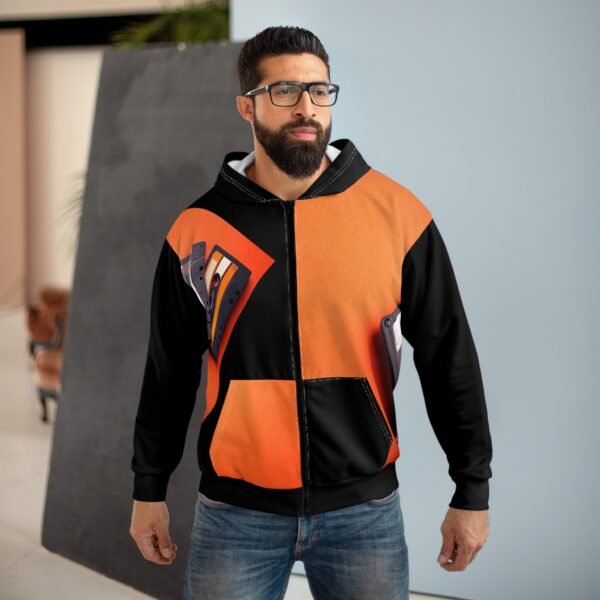 Retro Cassette Tape Unisex Zip Hoodie, Vintage 80s Fashion, Music Lover Gift, Casual Wear, Perfect for Music Festivals, Unique Graphic [...]