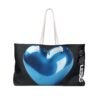 258898368171835039_2048.jpeg Blue Heart LOVE SAYLESS Trendy Weekend Bag - Stylish Tote for Travel, Gym, Pool, Beach, Gifts, Outdoor Adventures