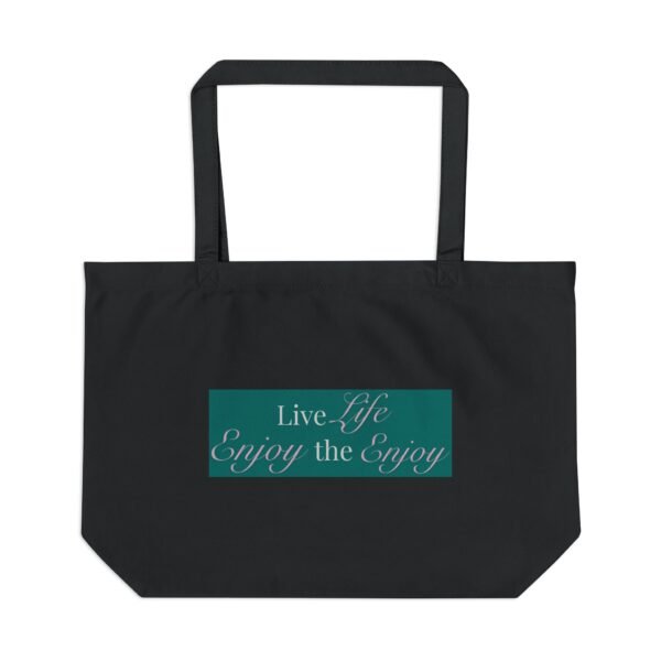 Large Eco Tote - Motivational Reusable Bag for Eco-Conscious Living, Perfect Gift for Earth Day, Shopping, Gifts, Retreats, Kingdom Driven