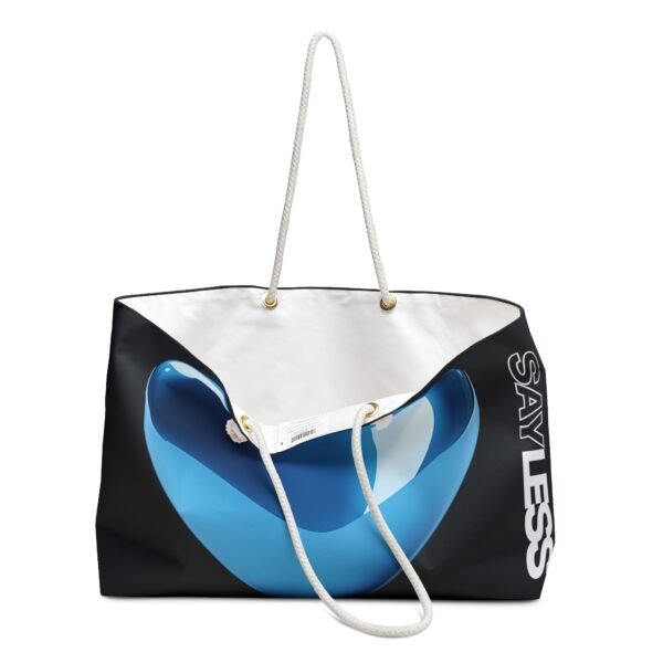 385031448475270634_2048.jpeg Blue Heart LOVE SAYLESS Trendy Weekend Bag - Stylish Tote for Travel, Gym, Pool, Beach, Gifts, Outdoor Adventures