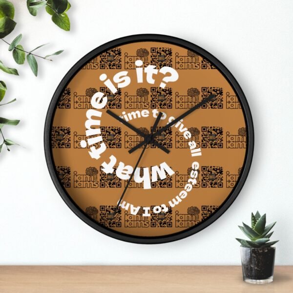 4400393920073115357_2048.jpeg Wall Clock - I Am Esteem Time
