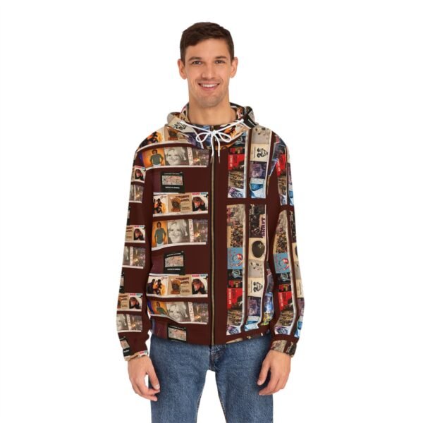 Now This Is Music Full-Zip Hoodie, Unique Graphic Sweatshirt, Vintage Music Apparel, Cozy Unisex Outerwear, Great Gift for Music Lovers