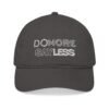 DO MORE SAYLESS Organic Embroidered Baseball Cap - Stylish, Eco-Friendly Gift for Fashion Lovers, Outdoor Adventures, Everyday Wear