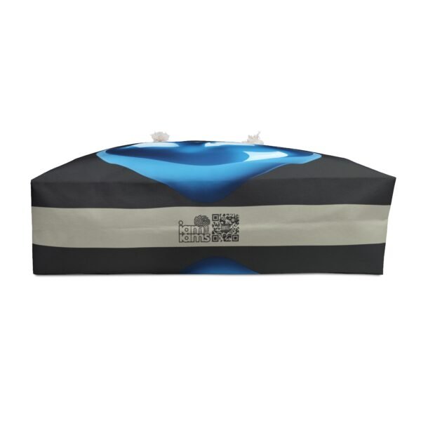 807639183195702095_2048.jpeg Blue Heart LOVE SAYLESS Trendy Weekend Bag - Stylish Tote for Travel, Gym, Pool, Beach, Gifts, Outdoor Adventures