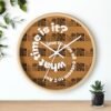 8544484739107859932_2048.jpeg Wall Clock - I Am Esteem Time