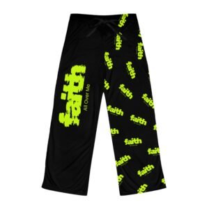 Faith-Themed Women's Pajama Pants, Cozy Loungewear, Comfortable Nightwear, Faith in Comfort, Perfect for Relaxation and Spiritual Nights