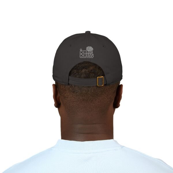 9261796488703431365_2048.jpeg BEING BLACK Organic Embroidered Baseball Cap - Stylish, Eco-Friendly Gift for Fashion Lovers, Outdoor Adventures, Everyday Wear