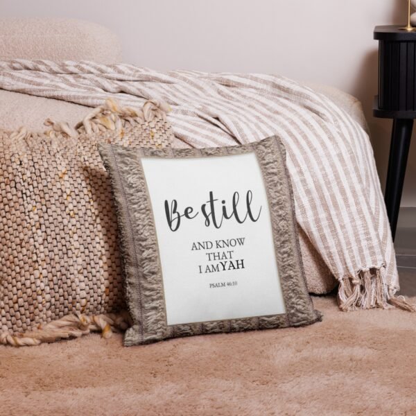 all-over-print-premium-pillow-18x18-front-69875042065f9.jpg Be Still & Know I Am Yah - Pillow