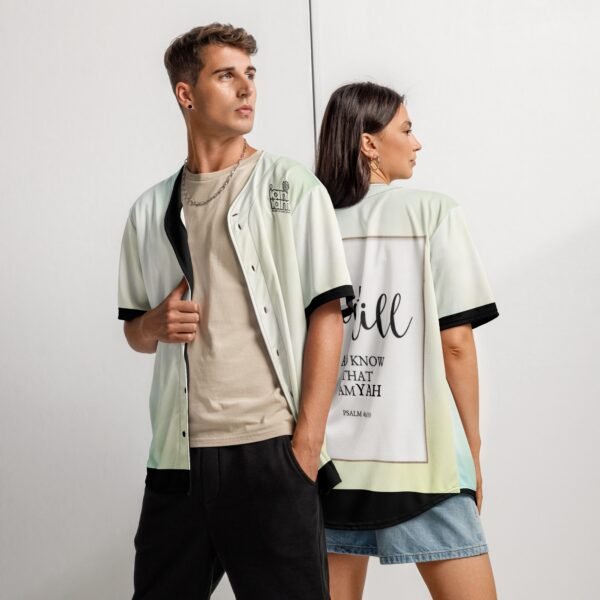 Be Still & Know I Am Yah - baseball jersey