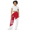 IAM IAMs Red Smoke - unisex wide-leg pants