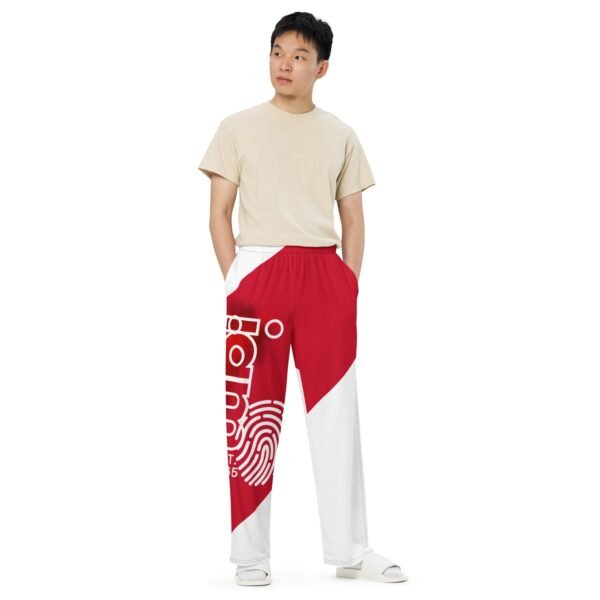 IAM IAMs Red Smoke - unisex wide-leg pants