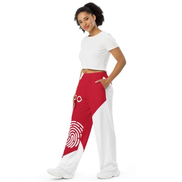 IAM IAMs Red Smoke - unisex wide-leg pants