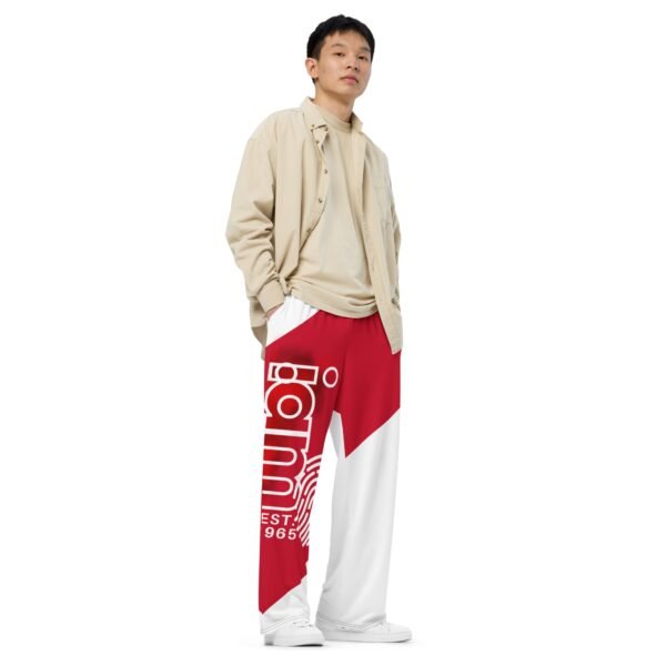 IAM IAMs Red Smoke - unisex wide-leg pants
