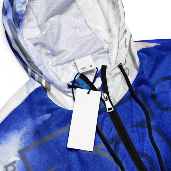 I Am IAms Blue Smoke Women’s cropped windbreaker