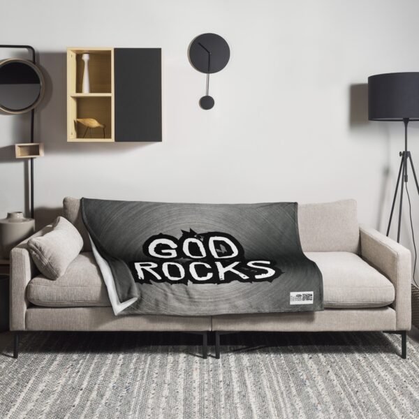 throw-blanket-50x60-lifestyle-698758af7d2b3.jpg God Rocks - Throw Blanket