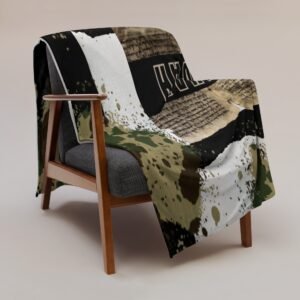Yahuah Camo-Throw Blanket