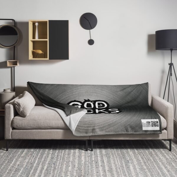 throw-blanket-60x80-lifestyle-698758af7c60b.jpg God Rocks - Throw Blanket