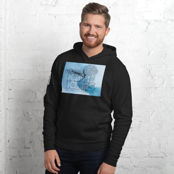 Unisex hoodie- I Am I AM Blue