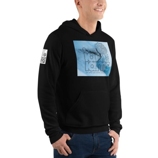 Unisex hoodie- I Am I AM Blue