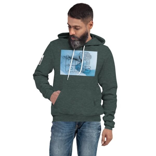 Unisex hoodie- I Am I AM Blue