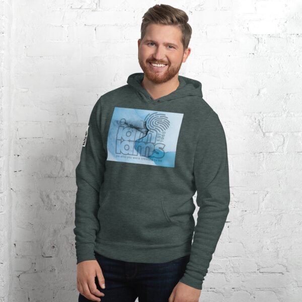 Unisex hoodie- I Am I AM Blue
