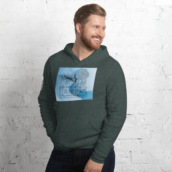 Unisex hoodie- I Am I AM Blue