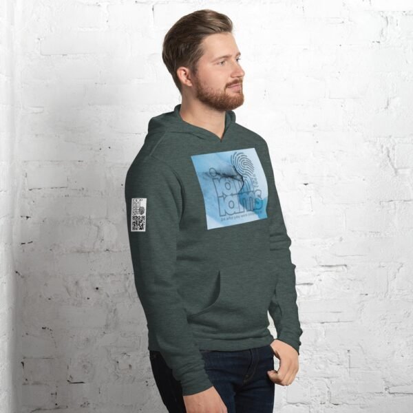 Unisex hoodie- I Am I AM Blue