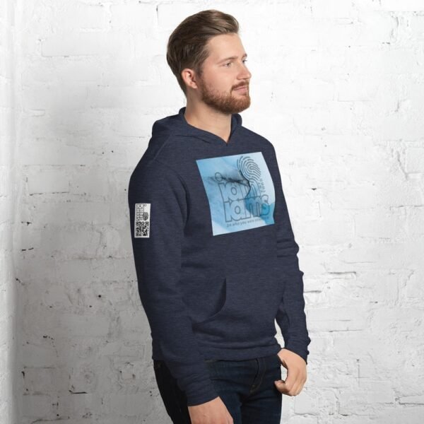 Unisex hoodie- I Am I AM Blue