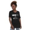 unisex-v-neck-tee-black-front-6986bc6f41f51.jpg Here's A Hug