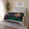 Africa More Than Beautiful Original Blanket | African Woman Portrait, Nigerian Flag Face Paint