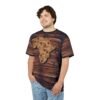 4922209362327856106_2048.jpeg Wood Mosaic Africa T-Shirt – Rustic Africa Map All-Over Print Tee