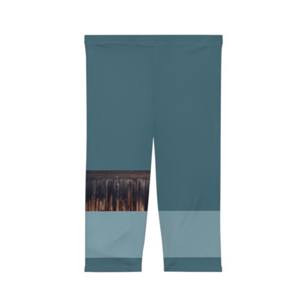 Black Beauty Capri Leggings — Women’s Black AOP Fitness Capri