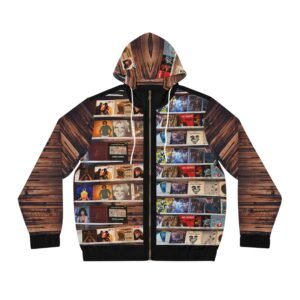 Now This Is Music Full-Zip Hoodie, Unique Graphic Sweatshirt, Vintage Music Apparel, Cozy Unisex Outerwear, Great Gift for Music Lovers