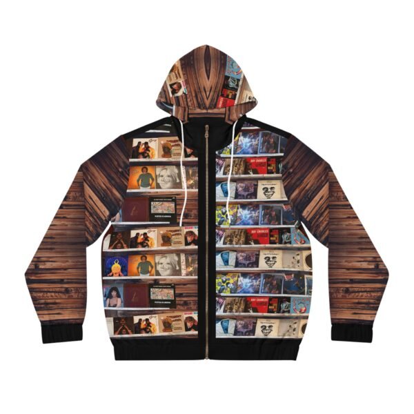Now This Is Music Full-Zip Hoodie, Unique Graphic Sweatshirt, Vintage Music Apparel, Cozy Unisex Outerwear, Great Gift for Music Lovers